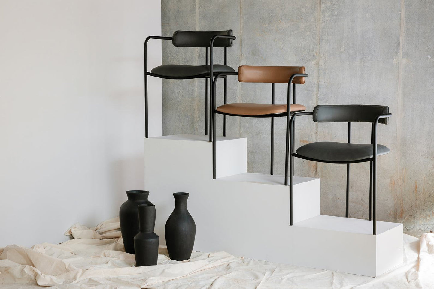 Silla de Comedor en tela Makalu | The Blue House