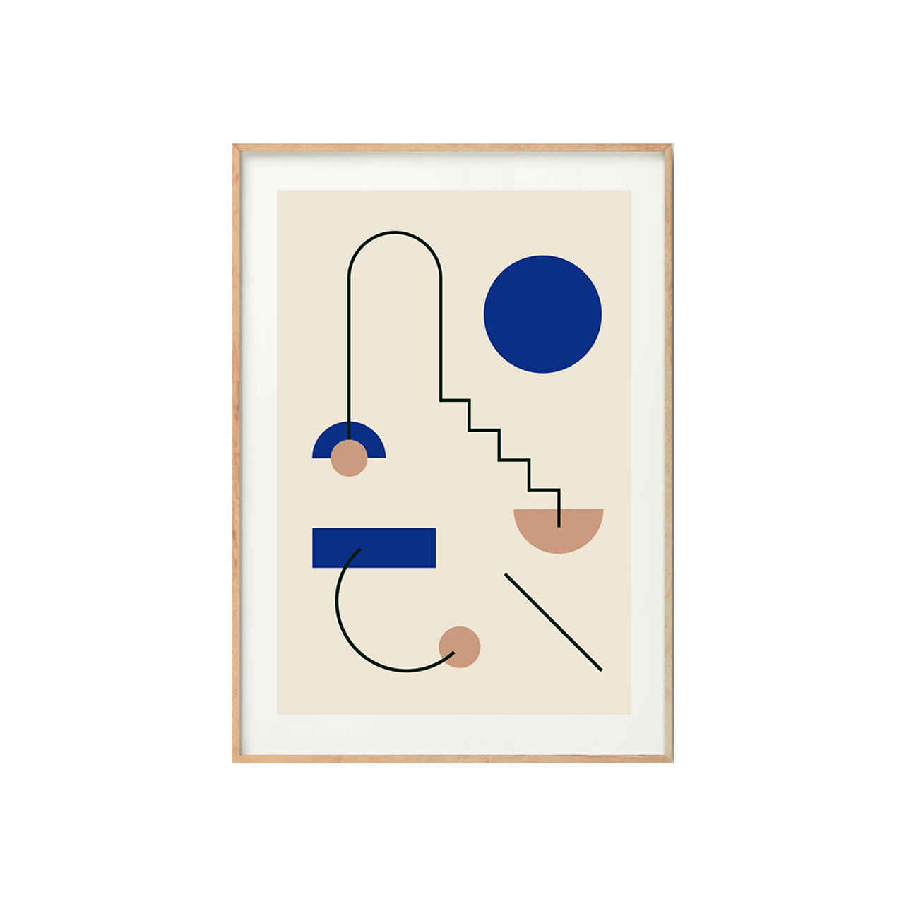 Cuadro ALL THE WALL Lines and figures II - Decorativos - The Blue House
