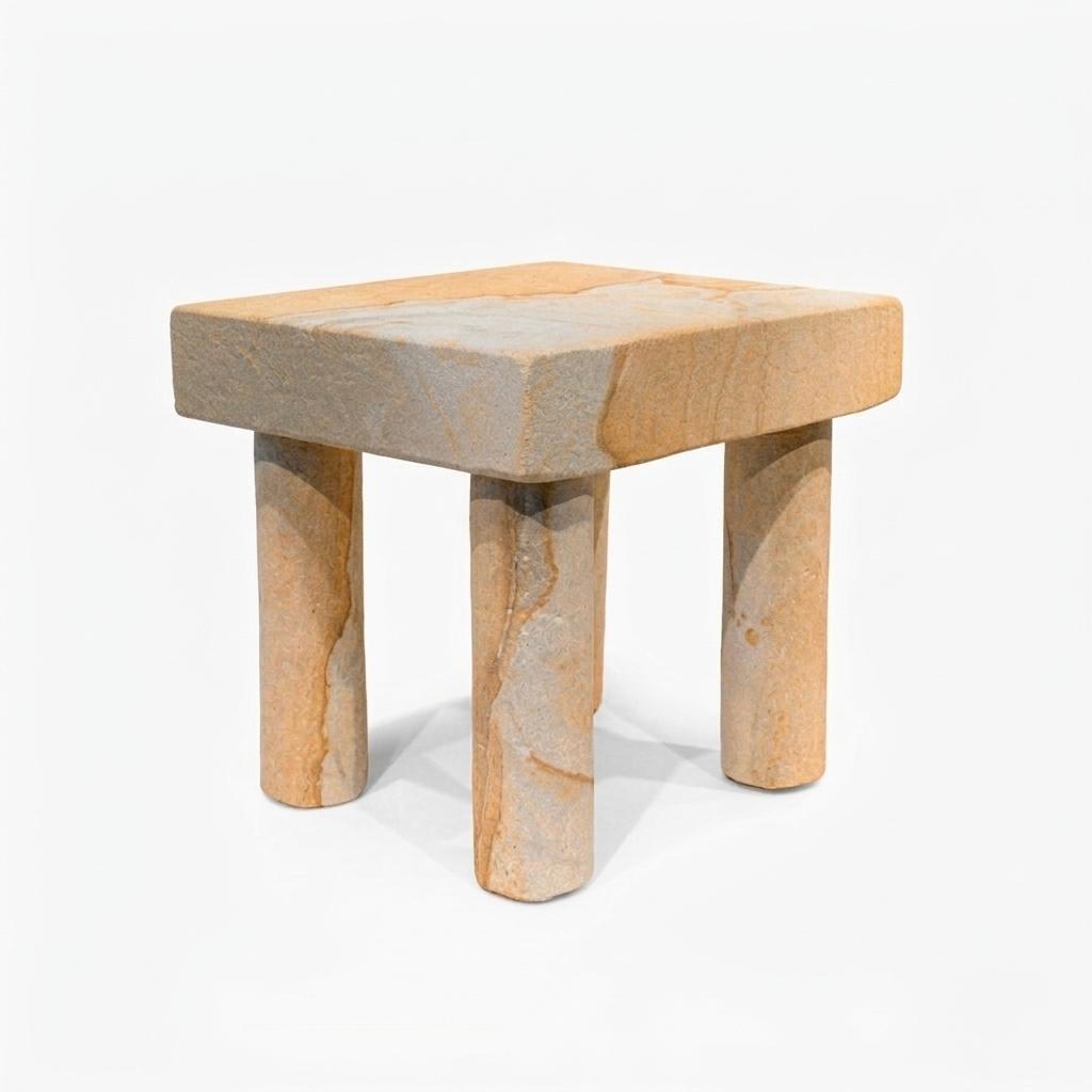 Stool Cuadrado Recto Bravío | The Blue House