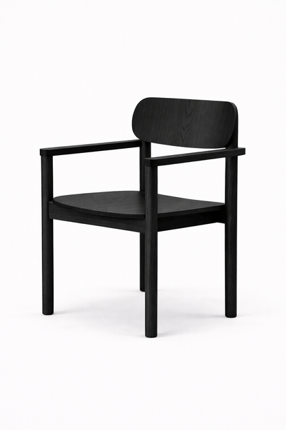 Silla de comedor KAI natural con brazos | The Blue House