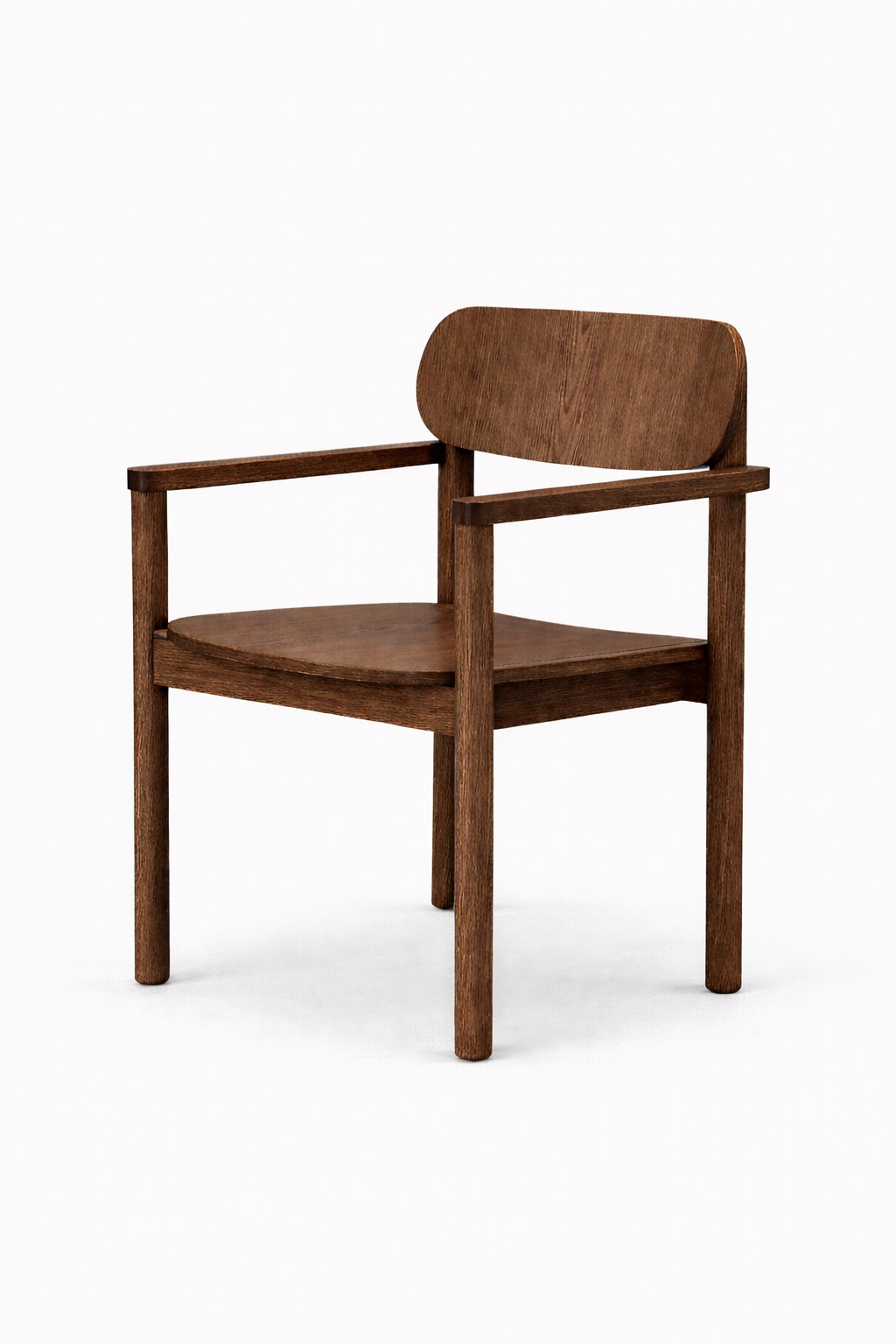 Silla de comedor KAI natural con brazos | The Blue House