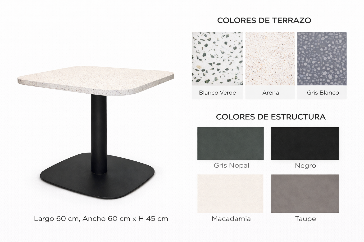 Mesa auxiliar moru piedra | The Blue House