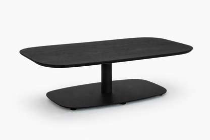 Mesa de Centro Moru con tope de madera cuadrada | The Blue House