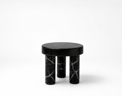 Stool Redondo 3 Patas Fósil Bravio Bravío