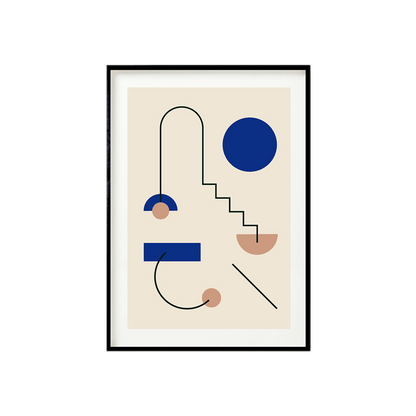 Cuadro ALL THE WALL Lines and figures II - Decorativos - The Blue House