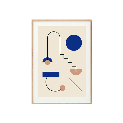 Cuadro ALL THE WALL Lines and figures II - Decorativos - The Blue House