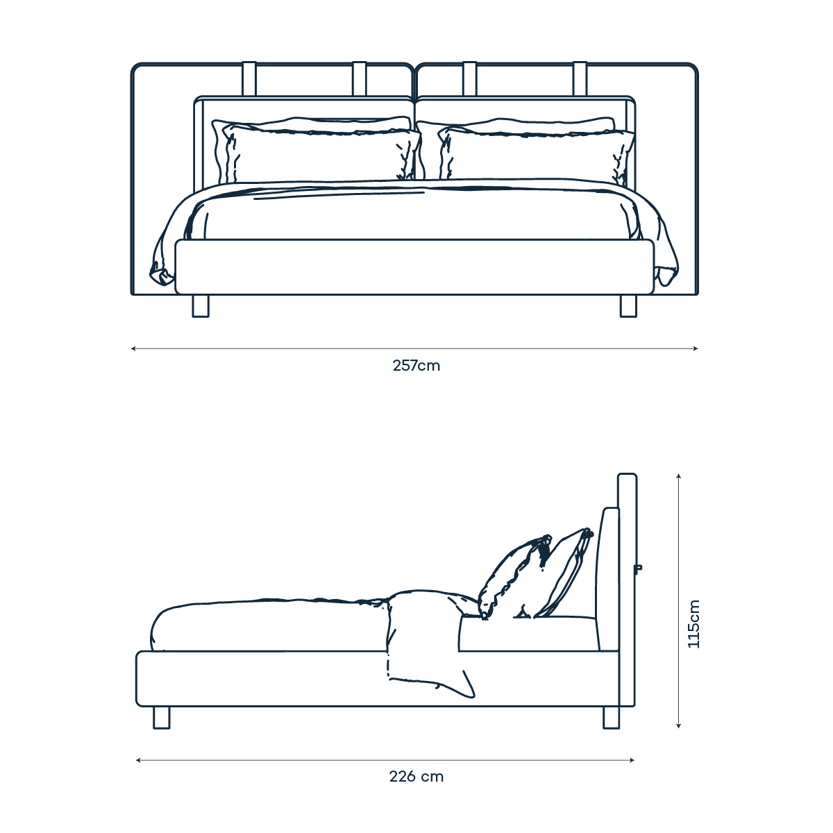Cama Agata - Camas - The Blue House