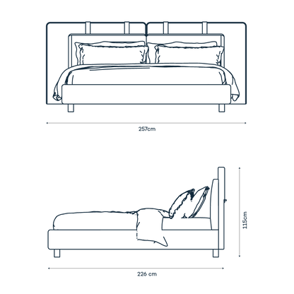 Cama Agata - Camas - The Blue House
